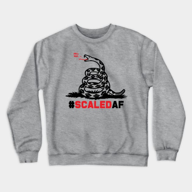 Scaled AF / Hell Nah Snake Crewneck Sweatshirt by Signal 43